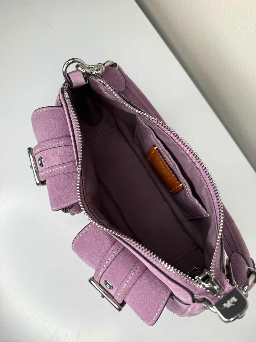 Coach Ashton Violet/Silver Bag - Picture 8 of 10
